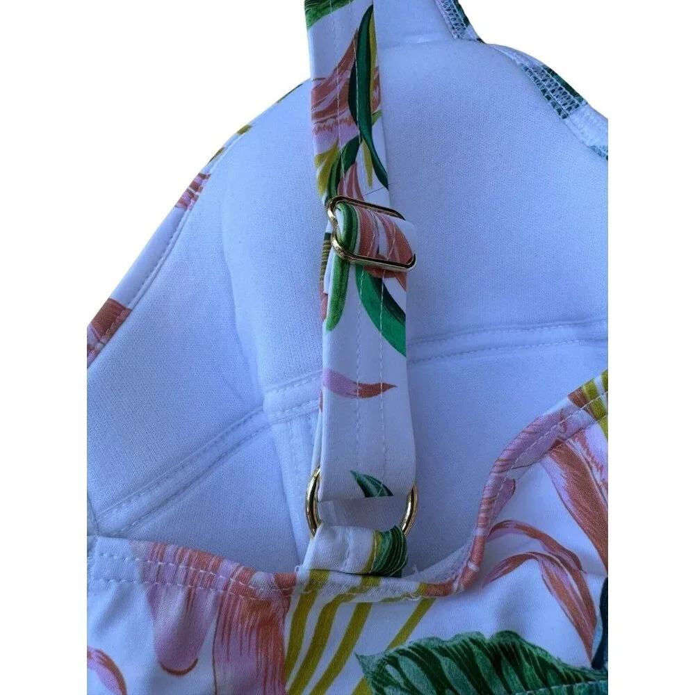 Artesands April Spritz Delacroix Bikini Top US SZ 8 Underwire DD/E Cup NWT
